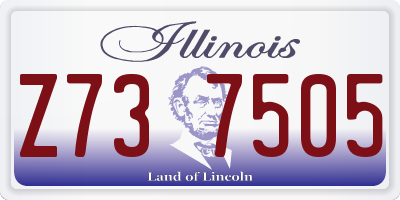 IL license plate Z737505