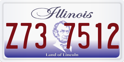 IL license plate Z737512