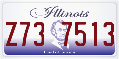 IL license plate Z737513