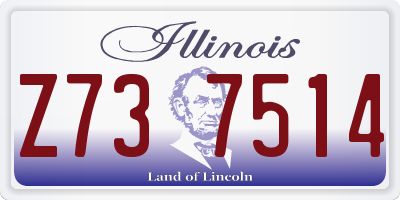 IL license plate Z737514