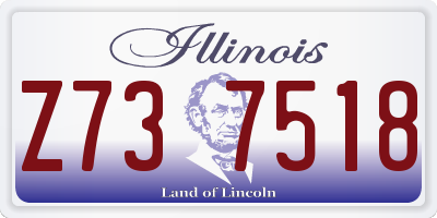 IL license plate Z737518