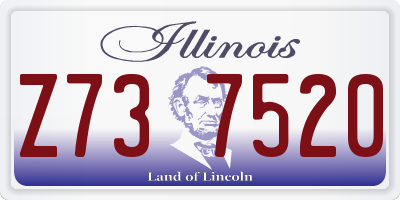 IL license plate Z737520