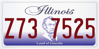 IL license plate Z737525