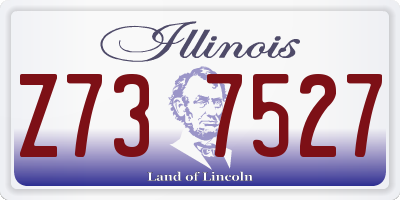 IL license plate Z737527