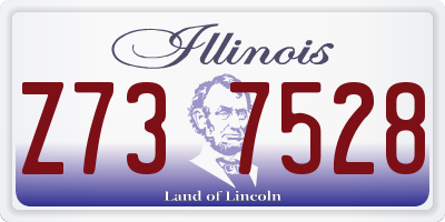 IL license plate Z737528