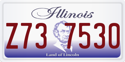 IL license plate Z737530