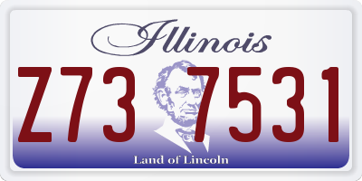 IL license plate Z737531