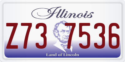 IL license plate Z737536
