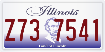 IL license plate Z737541