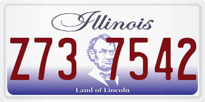 IL license plate Z737542
