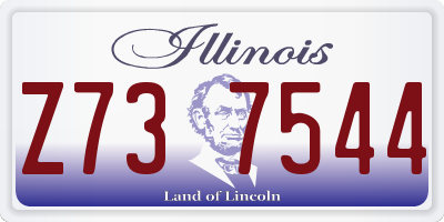 IL license plate Z737544