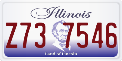 IL license plate Z737546