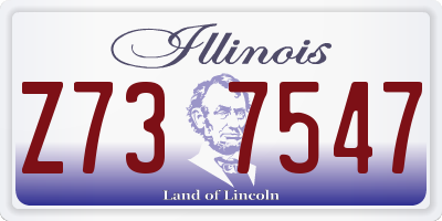 IL license plate Z737547