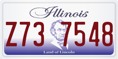 IL license plate Z737548