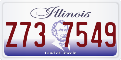 IL license plate Z737549