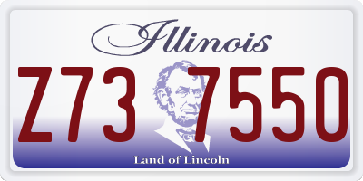 IL license plate Z737550