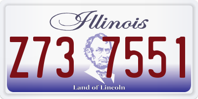 IL license plate Z737551