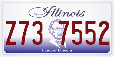 IL license plate Z737552