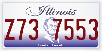 IL license plate Z737553