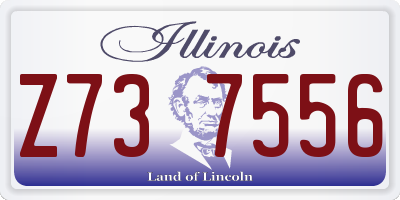 IL license plate Z737556