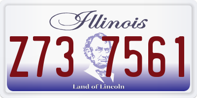 IL license plate Z737561