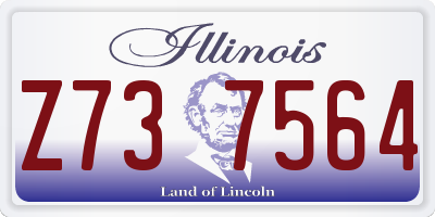 IL license plate Z737564