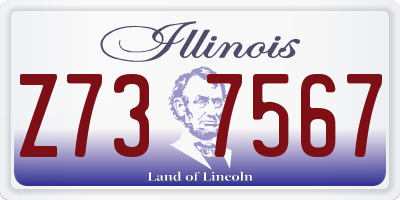 IL license plate Z737567