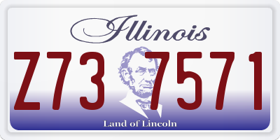 IL license plate Z737571