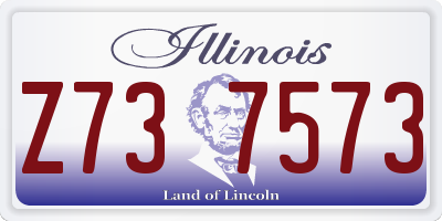 IL license plate Z737573