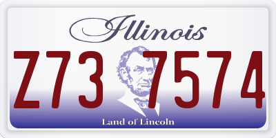 IL license plate Z737574