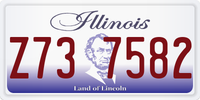 IL license plate Z737582