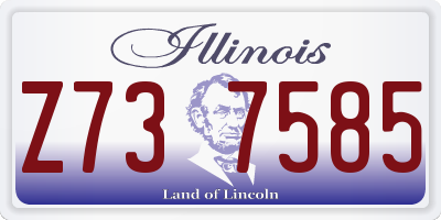 IL license plate Z737585