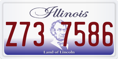 IL license plate Z737586