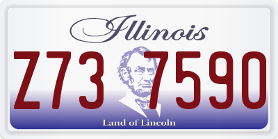 IL license plate Z737590