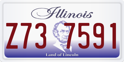 IL license plate Z737591