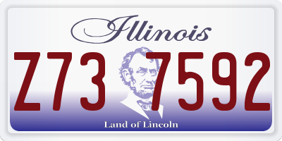 IL license plate Z737592