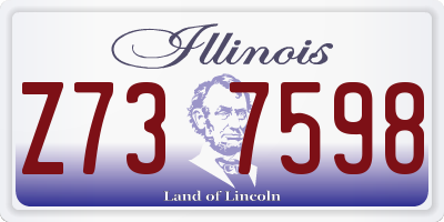 IL license plate Z737598