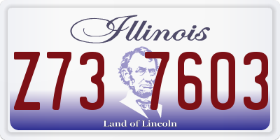 IL license plate Z737603