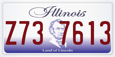 IL license plate Z737613