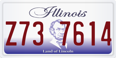 IL license plate Z737614