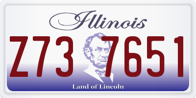 IL license plate Z737651