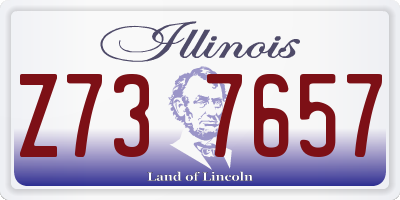 IL license plate Z737657