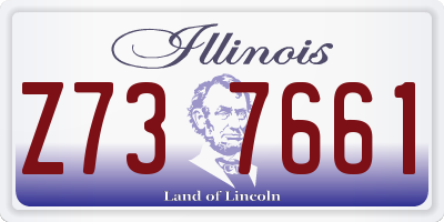 IL license plate Z737661