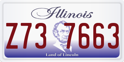 IL license plate Z737663