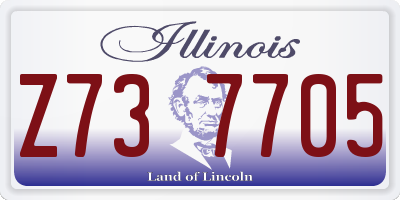 IL license plate Z737705