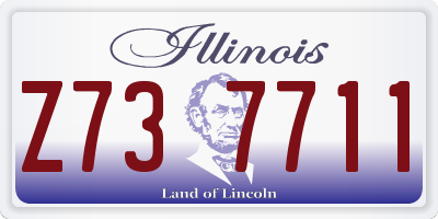 IL license plate Z737711