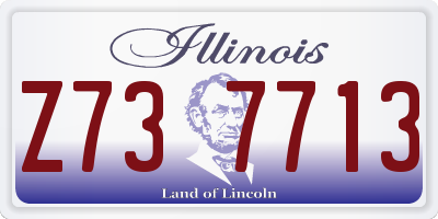 IL license plate Z737713