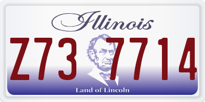 IL license plate Z737714