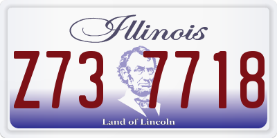 IL license plate Z737718