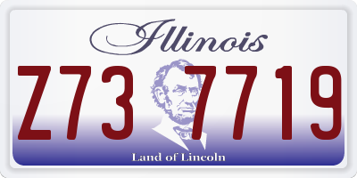 IL license plate Z737719